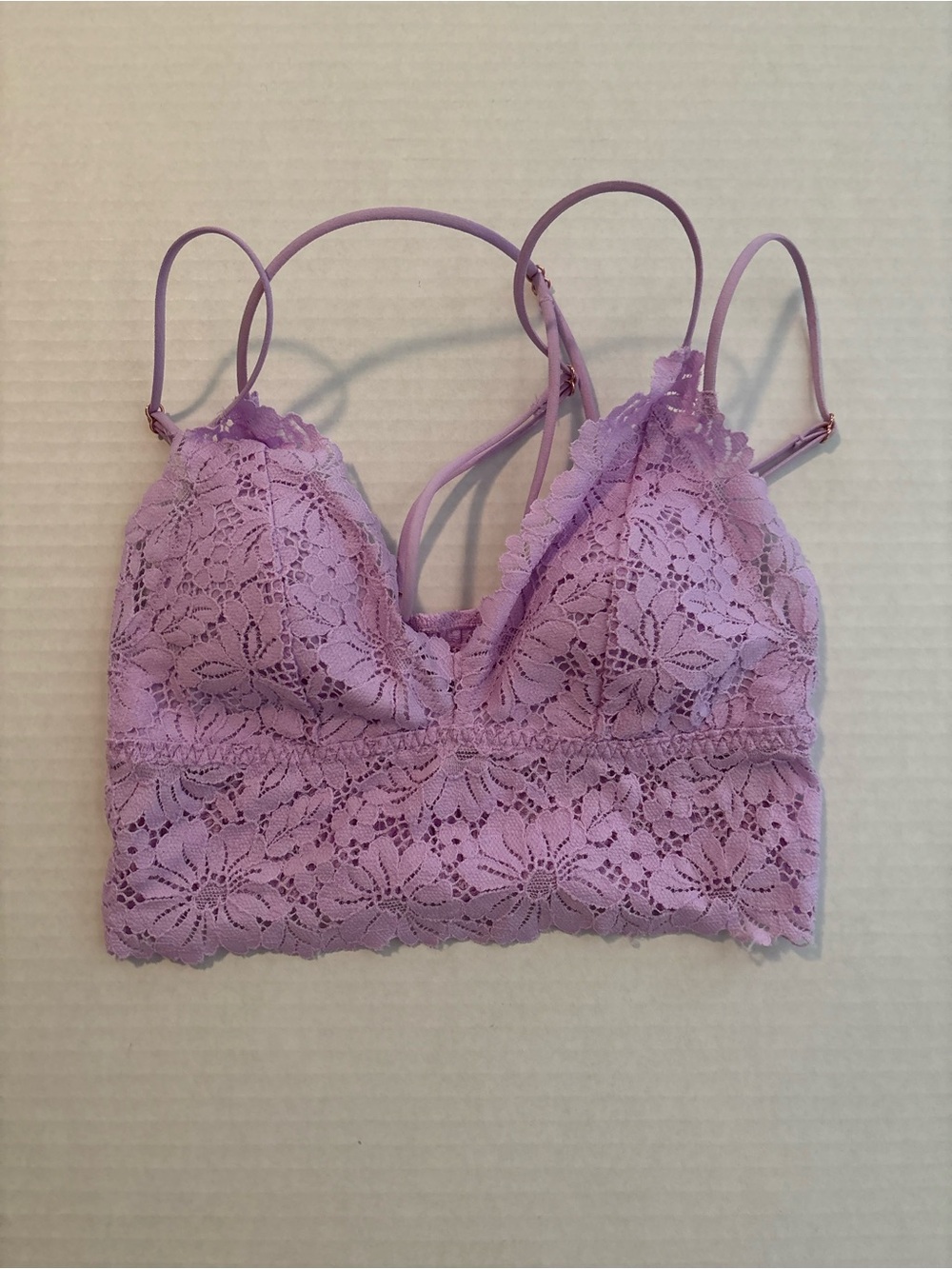 PINK Victoria's Secret Lavender Lace Bralette